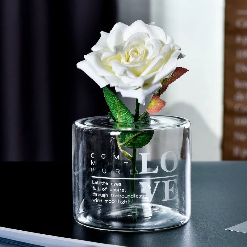 Vase Transparent Déco
